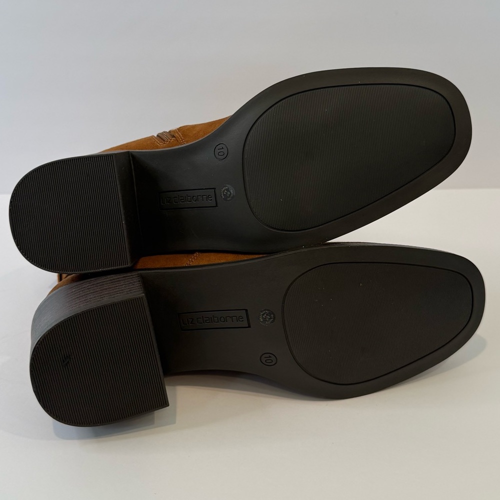 Liz Claiborne Women's Tan Ankle Booties - Picture 7 of 8